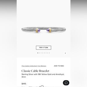 David Yurman cable bracelet